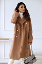 Adelina | Women's Wool Trench Coat for Winter with Double-Breasted Design 2