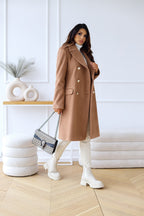 Adelina | Women's Wool Trench Coat for Winter with Double-Breasted Design 3