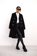 Adelina | Women's Wool Trench Coat for Winter with Double-Breasted Design 5