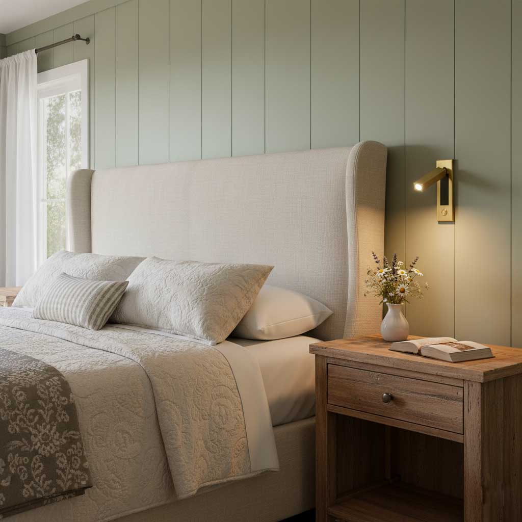 Adjustable LED Bedside Wall Sconce with Hidden Switch for Reading Comfort 7