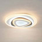 Adjustable LED Flush Mount Ceiling Light by Lightrix | Modern Round Design for Home Décor 0