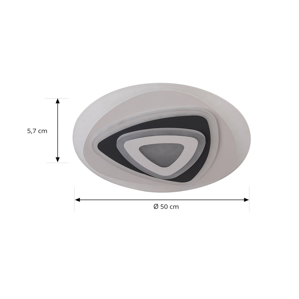 Adjustable LED Flush Mount Ceiling Light by Lightrix | Modern Round Design for Home Décor 4