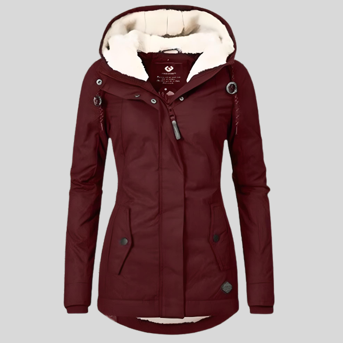 Aveline | Women's All-Weather Waterproof Jacket with Extended Hem and Adjustable Hood 5