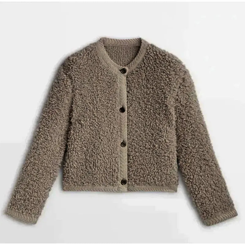 Daphne | Women's Fleece Jacket with Button Front - Cozy and Stylish Outerwear 7