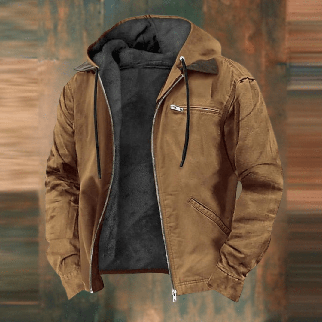 Declan | Men's Hooded Bomber Jacket for Winter Comfort and Style 0