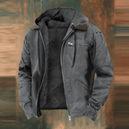 Declan | Men's Hooded Bomber Jacket for Winter Comfort and Style 2