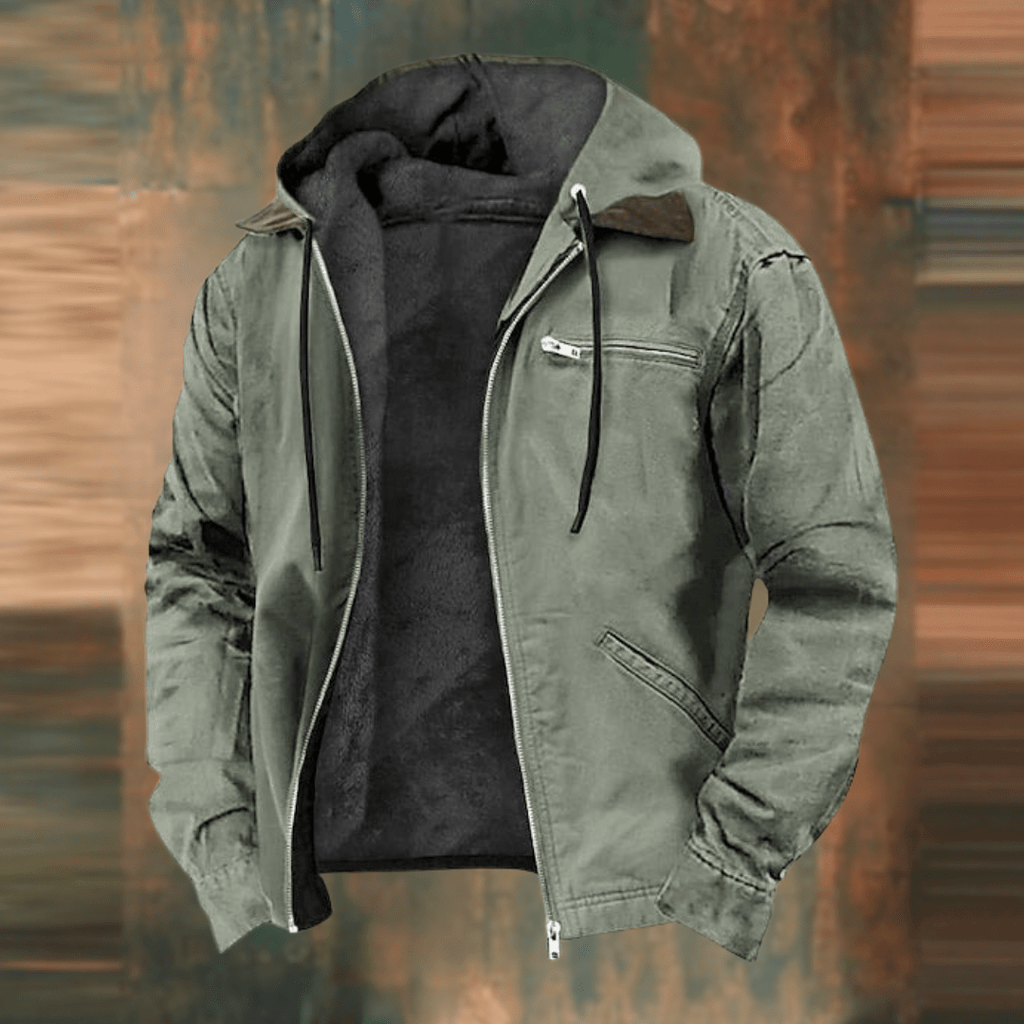 Declan | Men's Hooded Bomber Jacket for Winter Comfort and Style 3