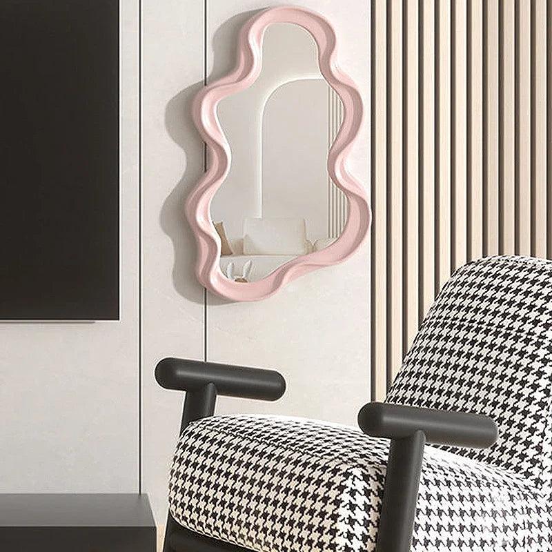 FluffForm Cloud-Shaped Mirror | Stylish Decorative Piece for Home Interiors 4