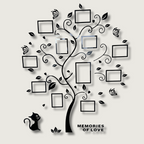 Modern 3D Acrylic Photo Tree Display for Memorable Home Decor 1