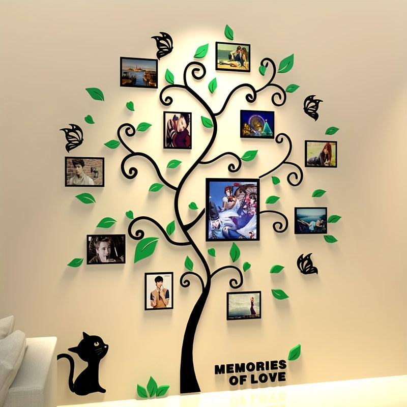 Modern 3D Acrylic Photo Tree Display for Memorable Home Decor 10