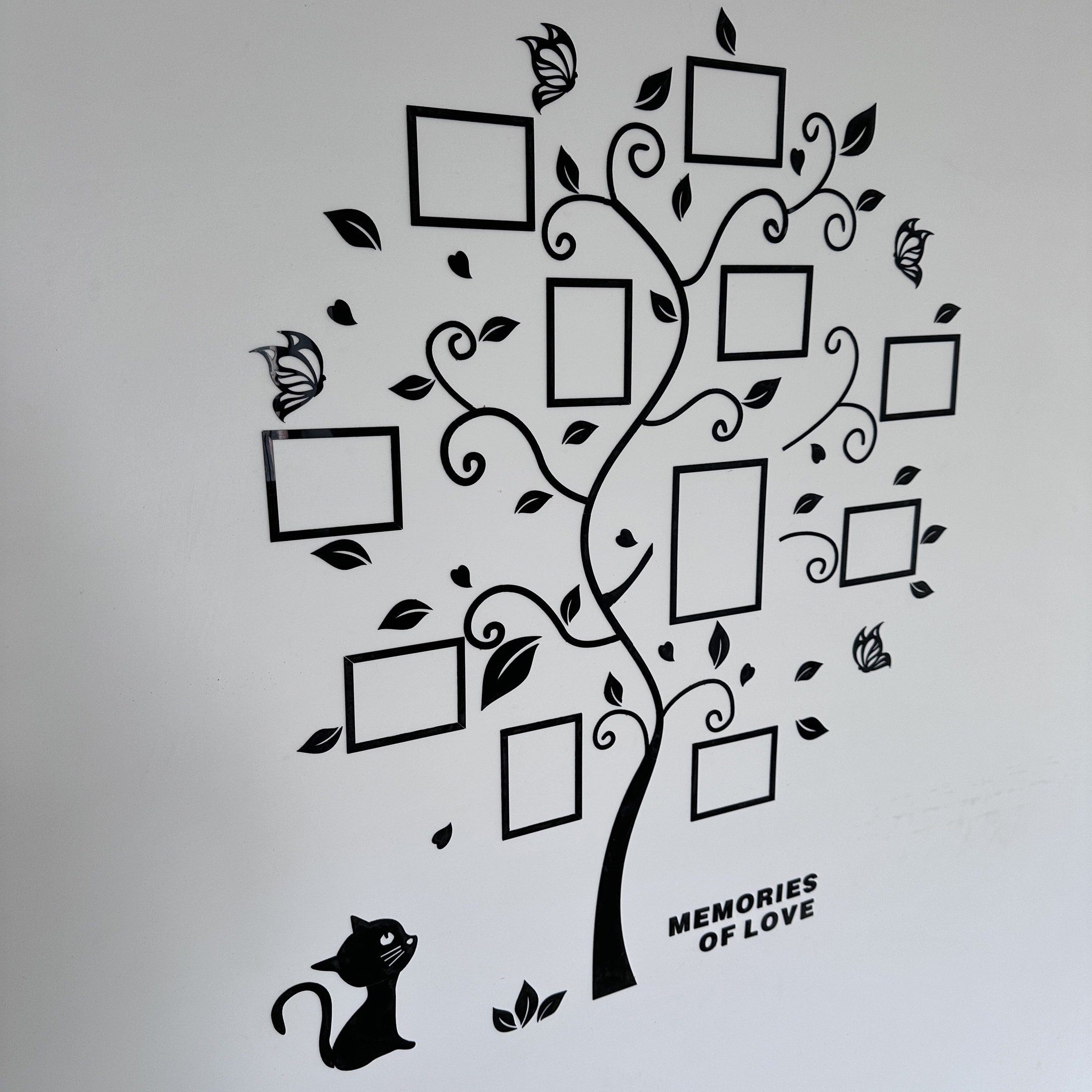 Modern 3D Acrylic Photo Tree Display for Memorable Home Decor 7