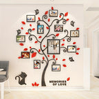 Modern 3D Acrylic Photo Tree Display for Memorable Home Decor 9