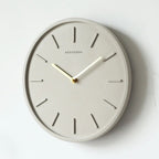 Modern Cement Wall Clock with Metal Pendulum | Scandinavian Wall Clock Decor 3