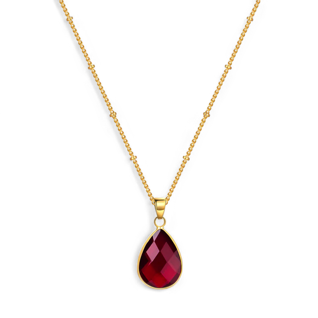 Personalized Birthstone Drop Necklace | Everyday Elegance Accessory 4