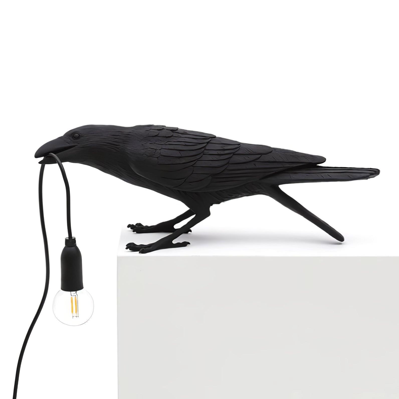 Raven-Inspired Table Lamp | Unique Desk and Bedside Light for Stylish Home Decor 0