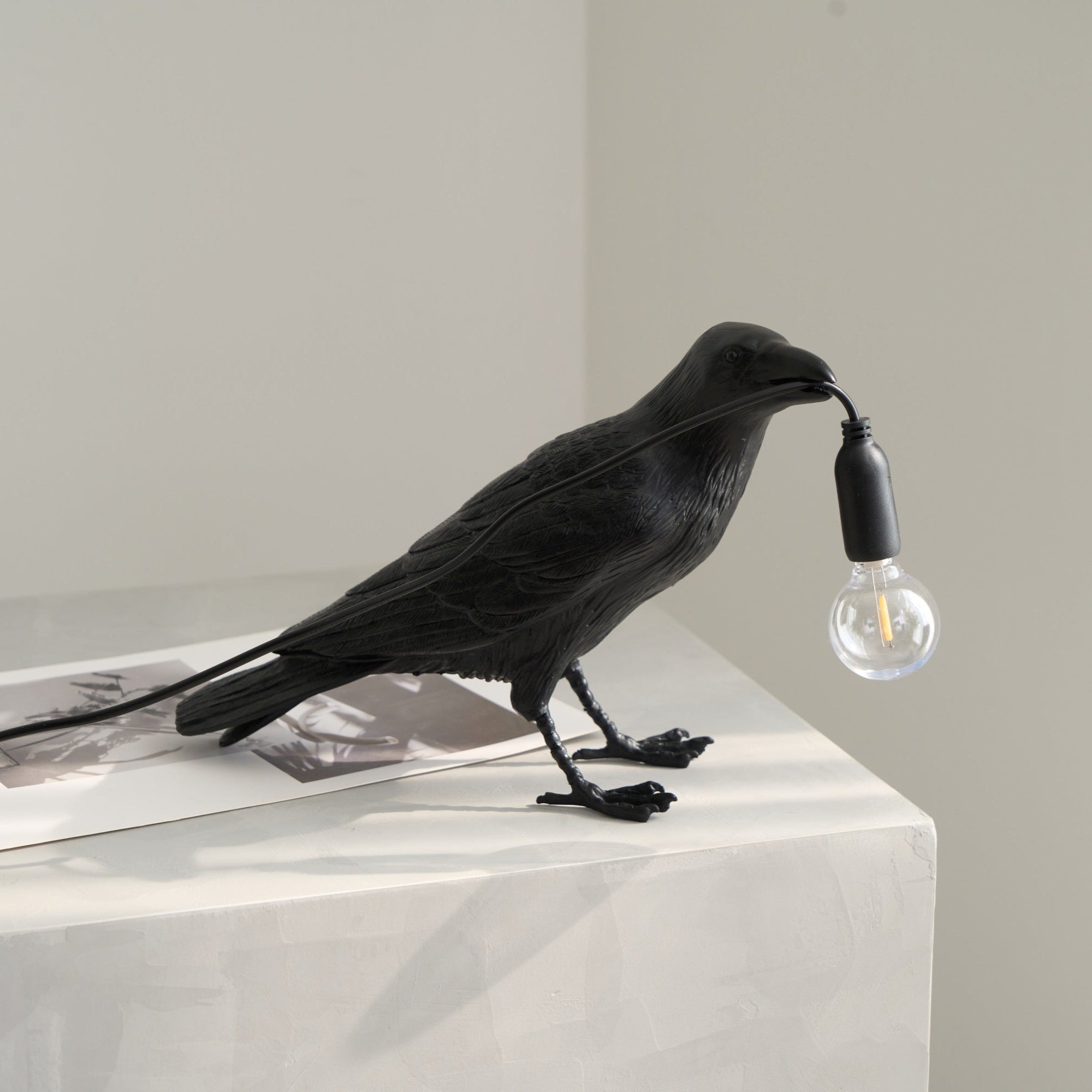 Raven-Inspired Table Lamp | Unique Desk and Bedside Light for Stylish Home Decor 8
