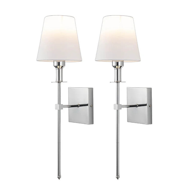 Scontra | Modern Wall Lamp Set of 2 - Elegant Wall Sconces with Warm White LED Lighting 9