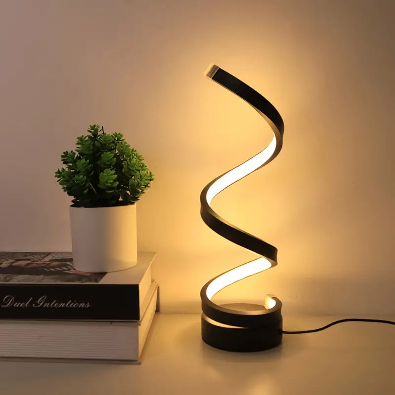 SpiralLite | Dimmable LED Lamp with Modern Spiral Design 1