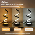 SpiralLite | Dimmable LED Lamp with Modern Spiral Design 3